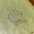 Geometric Emblem Bracelet in Polished Metal-Tone – Design 101 main product view