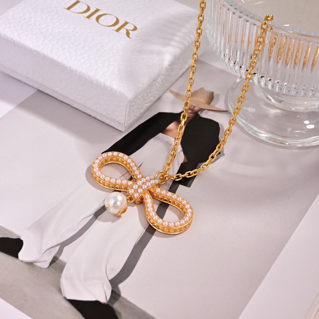 Graphic Letter Motif Statement Earrings in Polished Metal-Tone – Design 045 main product view