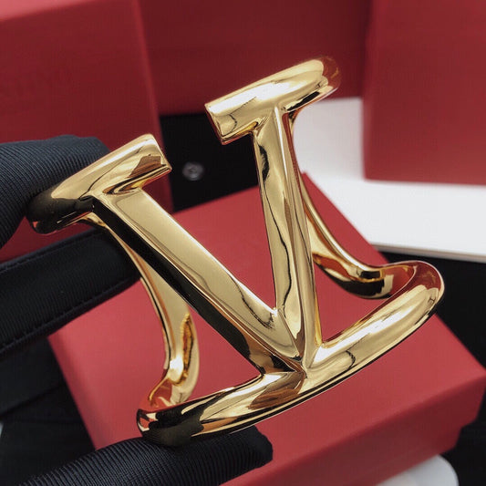Signature Emblem Cuff Bracelet in Gold-Tone – Design 04 main product view