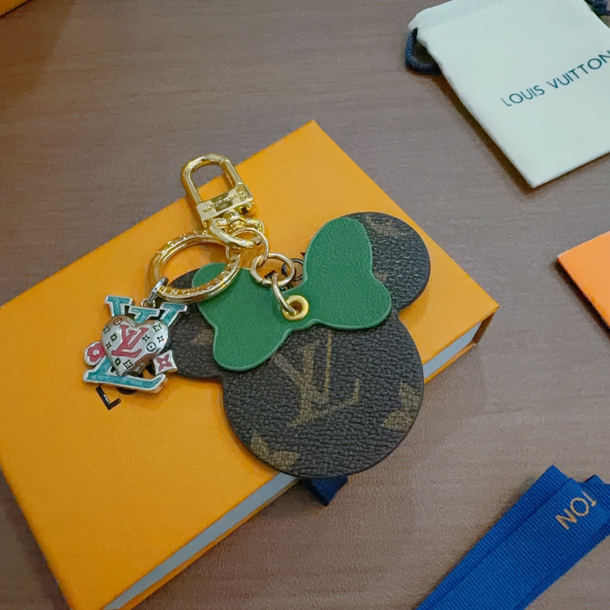 Bag Motif Keychain – Bag Detail – Design 109 close-up detail