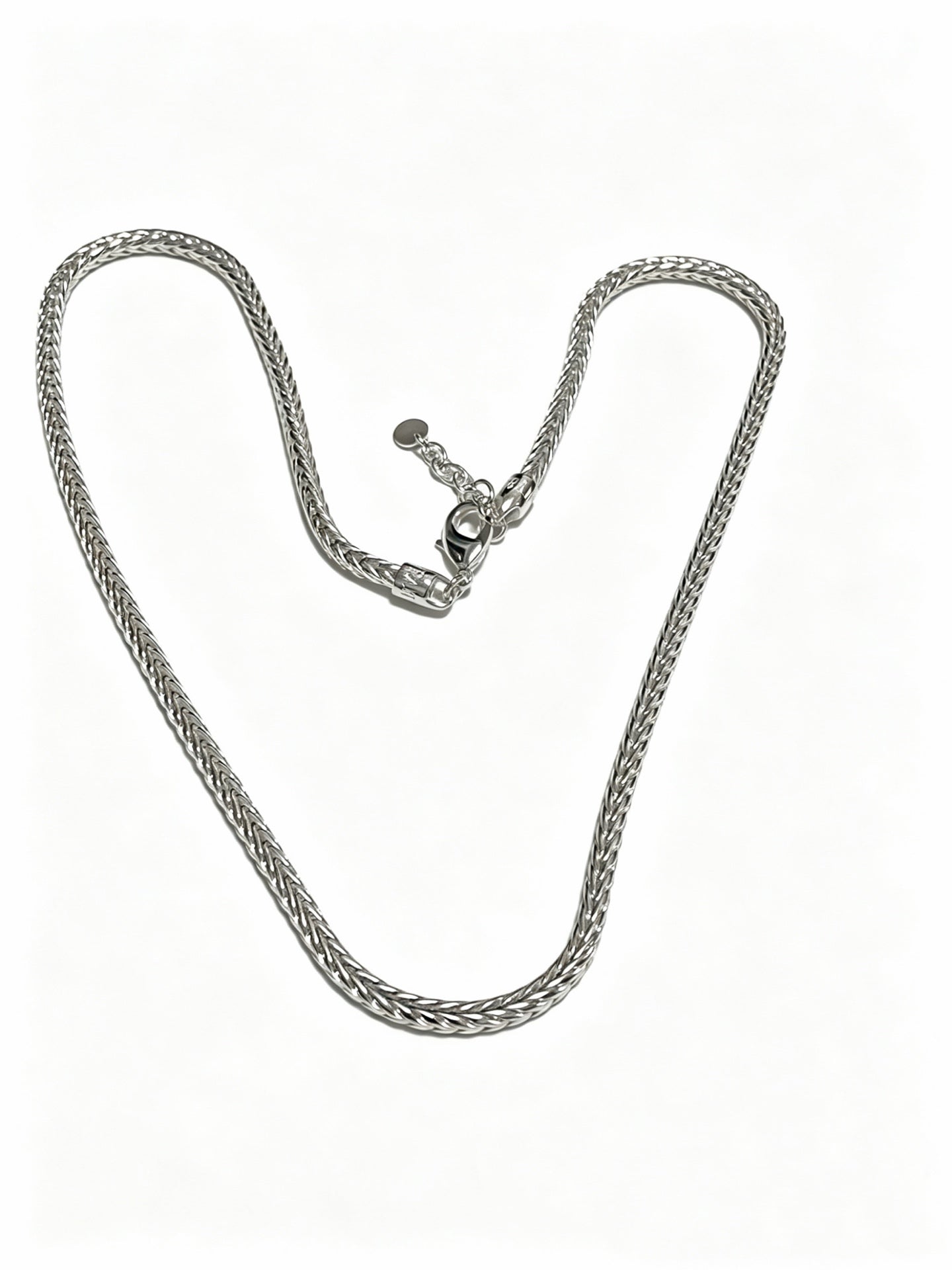 Signature Motif Pendant Necklace in Silver-Tone – Vintage Detail – Design 38 main product view