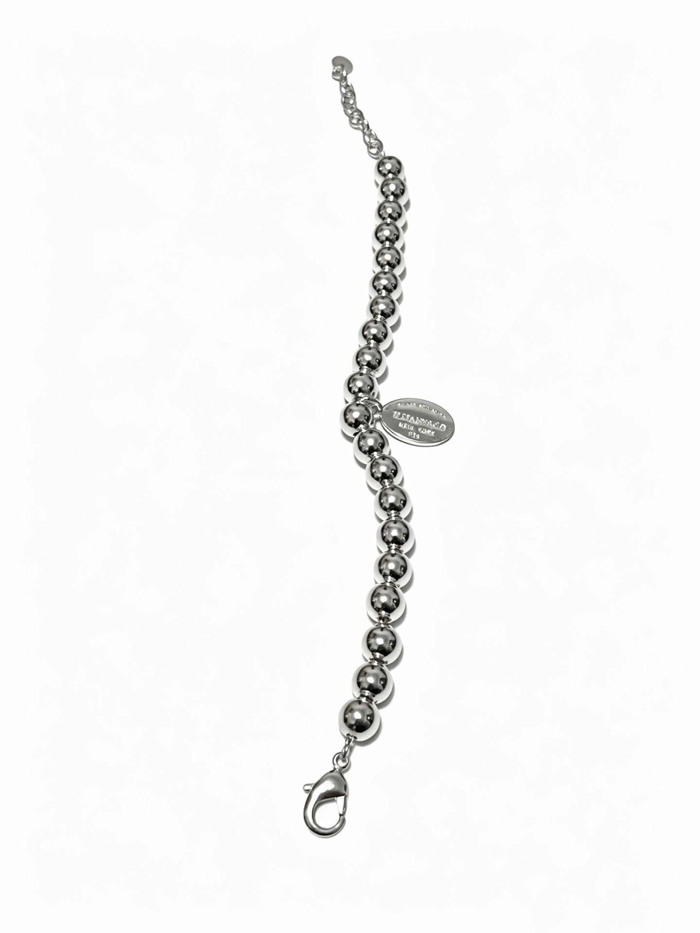 Signature Motif Bracelet in Silver-Tone – Vintage Detail – Design 86 front product view