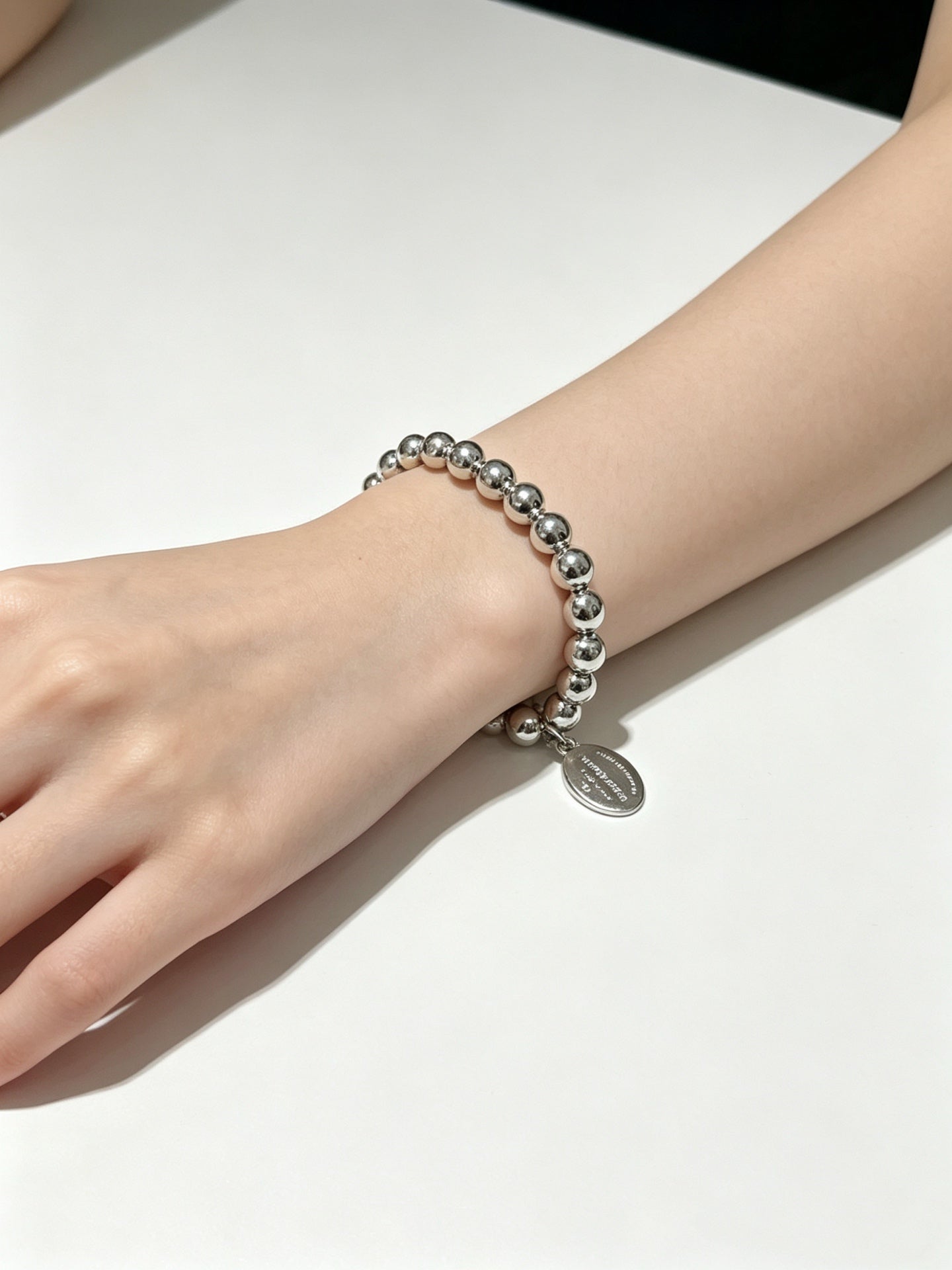 Signature Motif Bracelet in Silver-Tone – Vintage Detail – Design 86 main product view