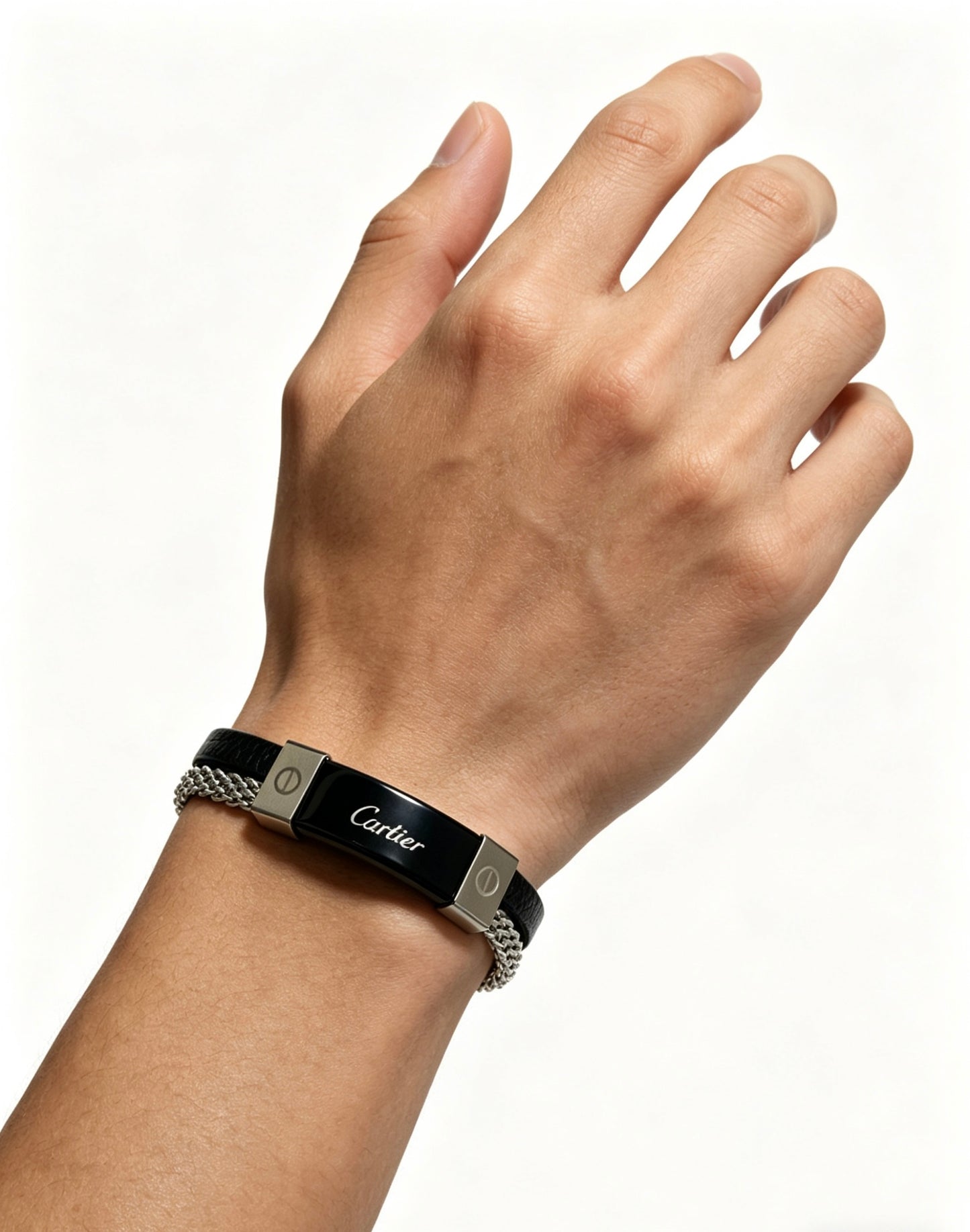 Sculptural Statement Bracelet in Gold-Tone – Design 238 styled view