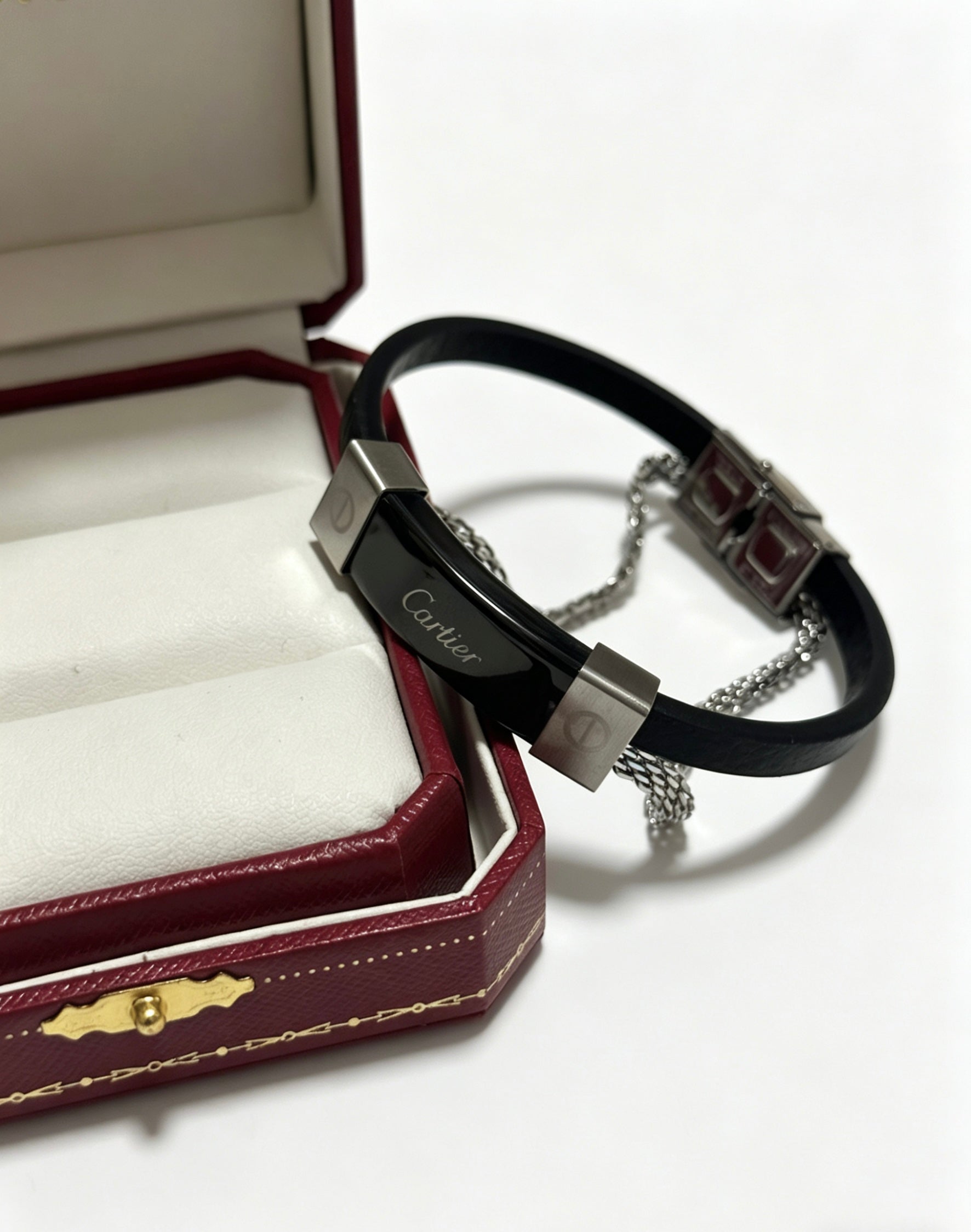 Sculptural Statement Bracelet in Gold-Tone – Design 238 front view