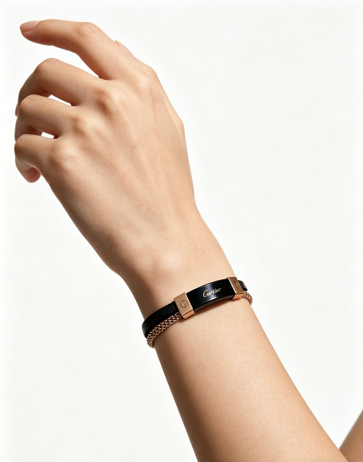 Sculptural Statement Bracelet in Gold-Tone – Design 237 main product view
