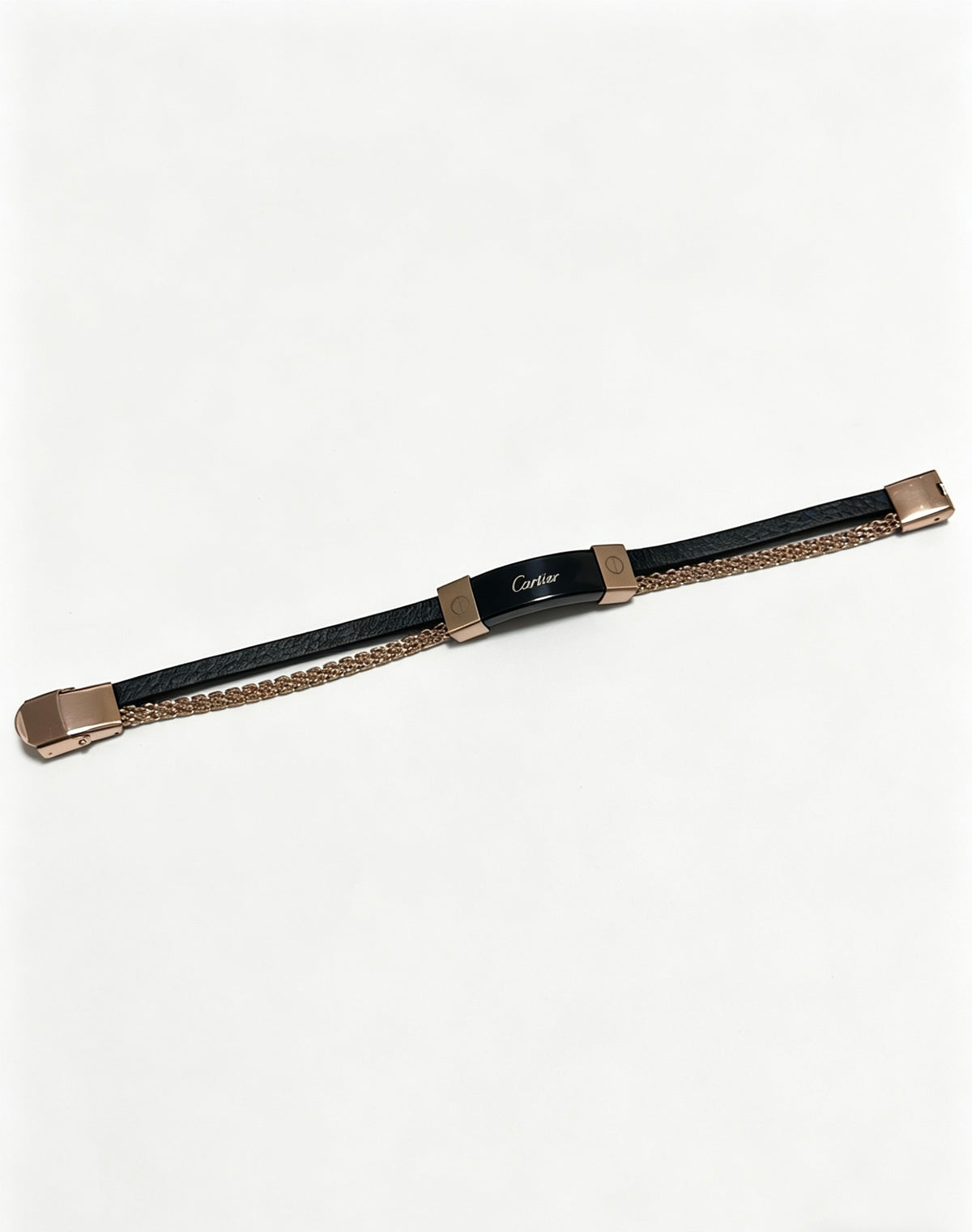 Sculptural Statement Bracelet in Gold-Tone – Design 237 detail view