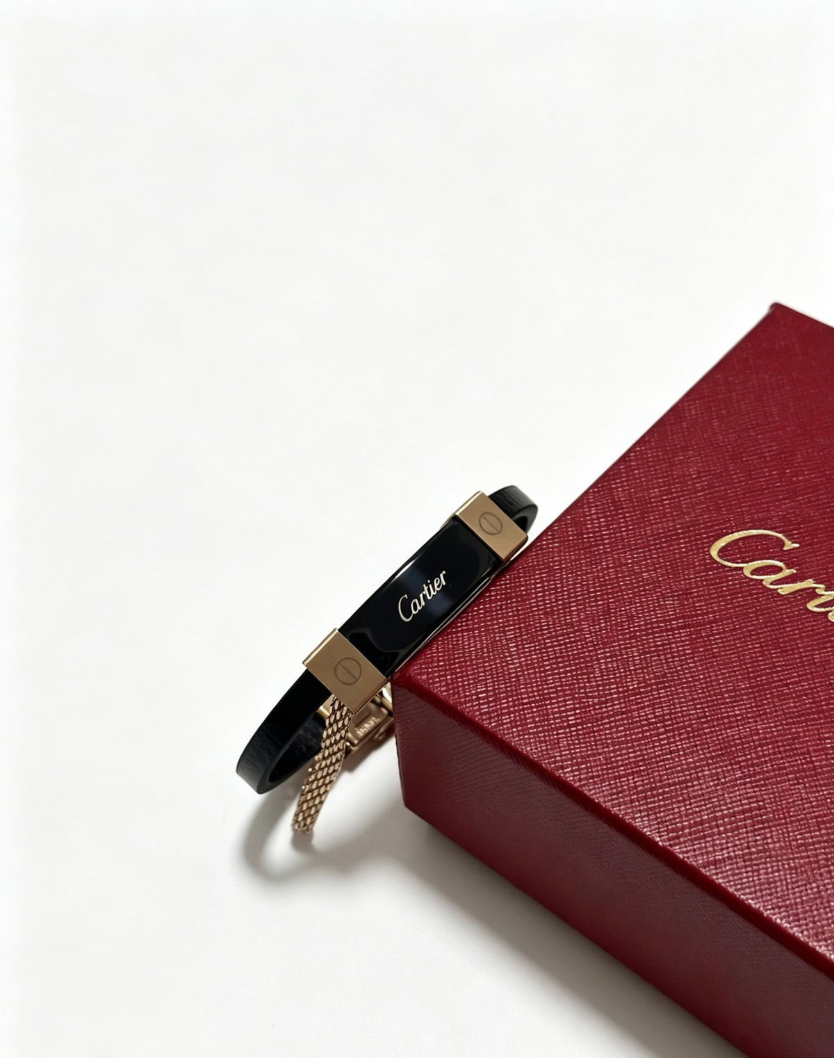 Sculptural Statement Bracelet in Gold-Tone – Design 237 styled view