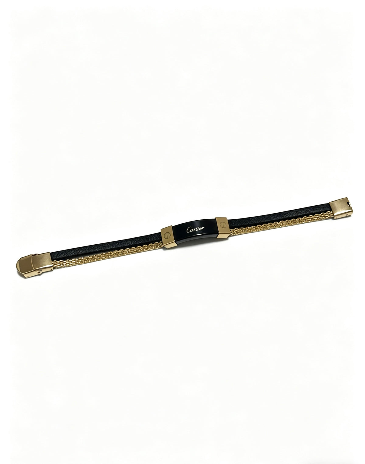 Sculptural Statement Bracelet in Gold-Tone – Design 236 main product view