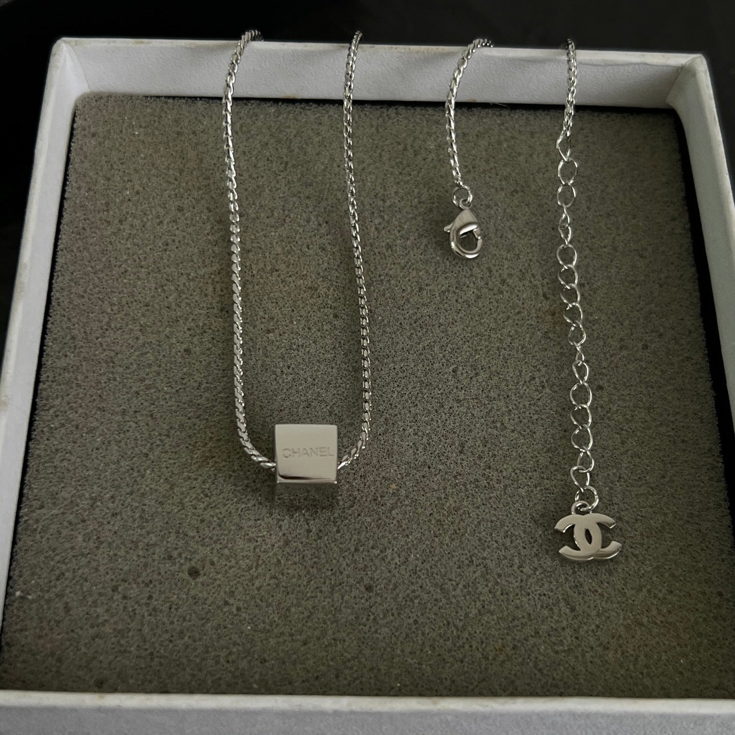 Signature Emblem Pendant Necklace in Polished Metal-Tone – Design 097 styled product view