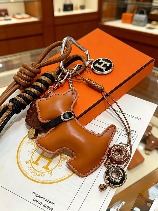 Horse Keychain in Silver-Tone – Design 058 main product view