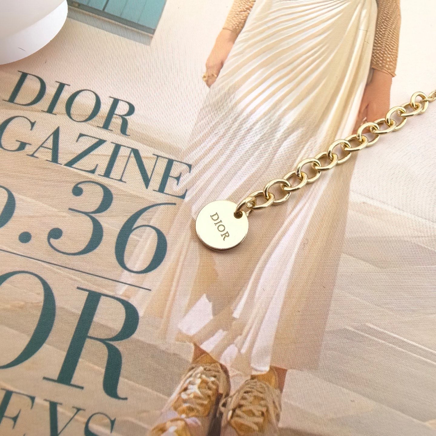 Sculptural Statement Bracelet in Polished Metal-Tone – Design 010 side detail