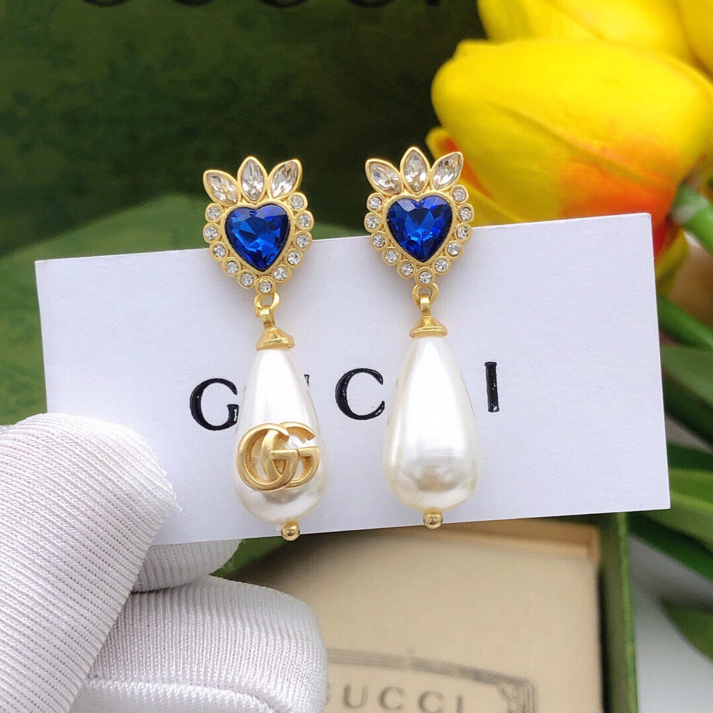 Geometric Emblem Statement Earrings in Polished Metal-Tone – Design 002 main product view