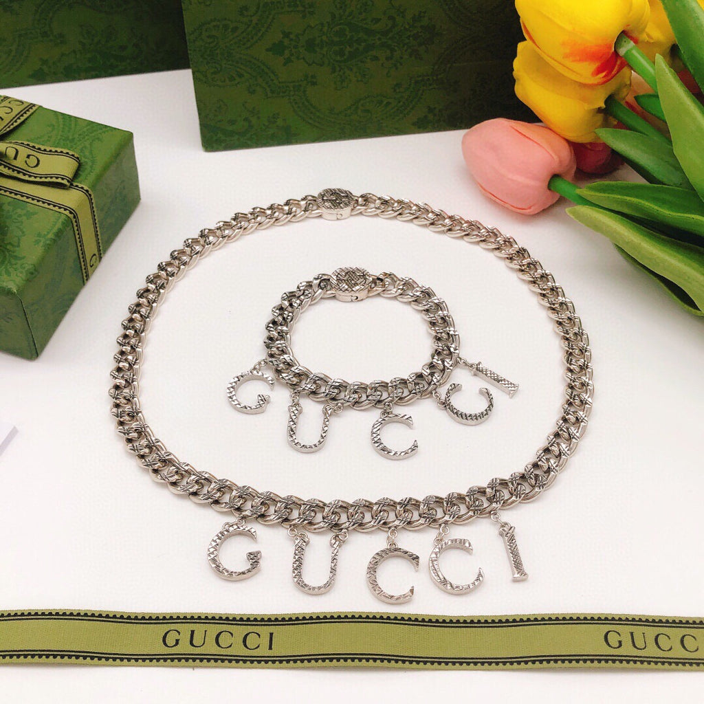 Geometric Emblem Bracelet in Silver-Tone – Design 007 close-up detail