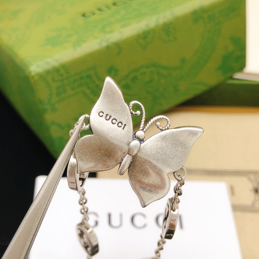 Geometric Emblem Bracelet in Polished Metal-Tone – Design 073 detail view
