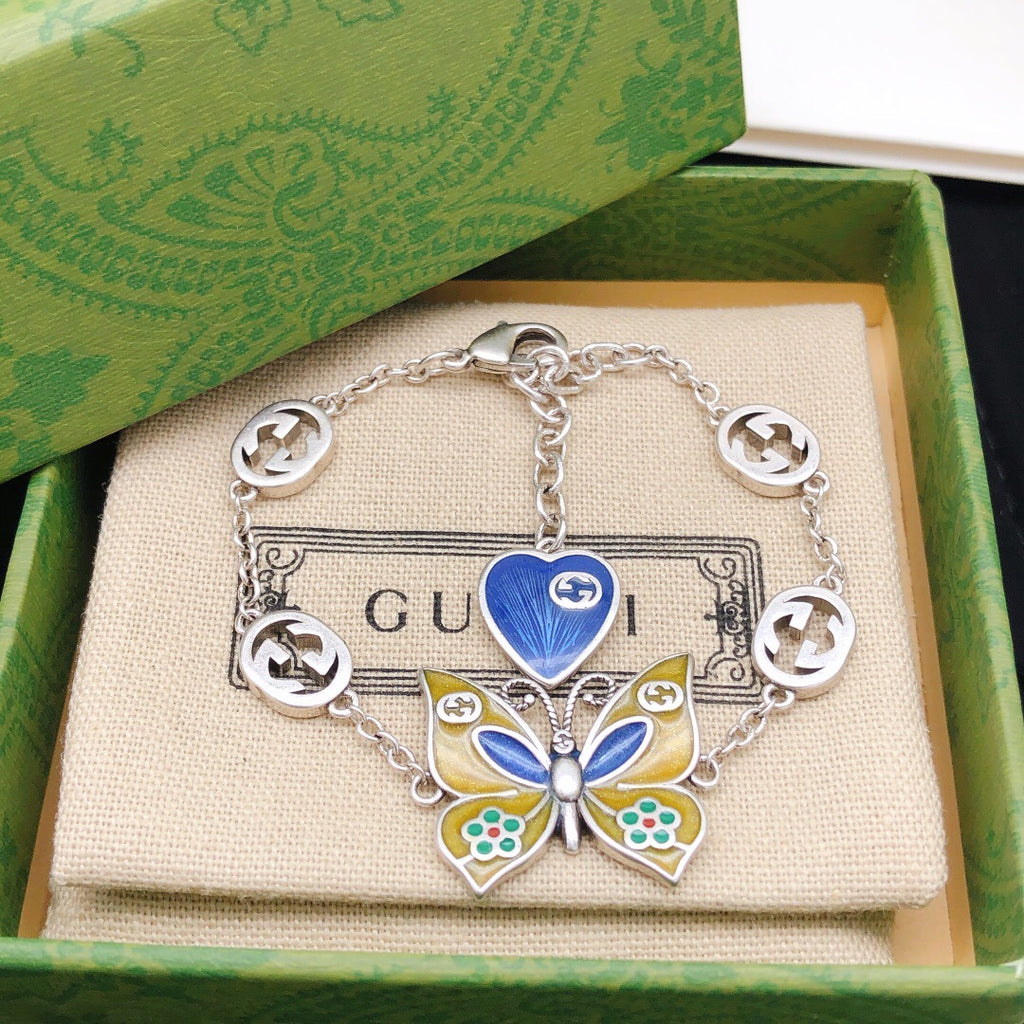 Geometric Emblem Bracelet in Polished Metal-Tone – Design 073 close-up detail