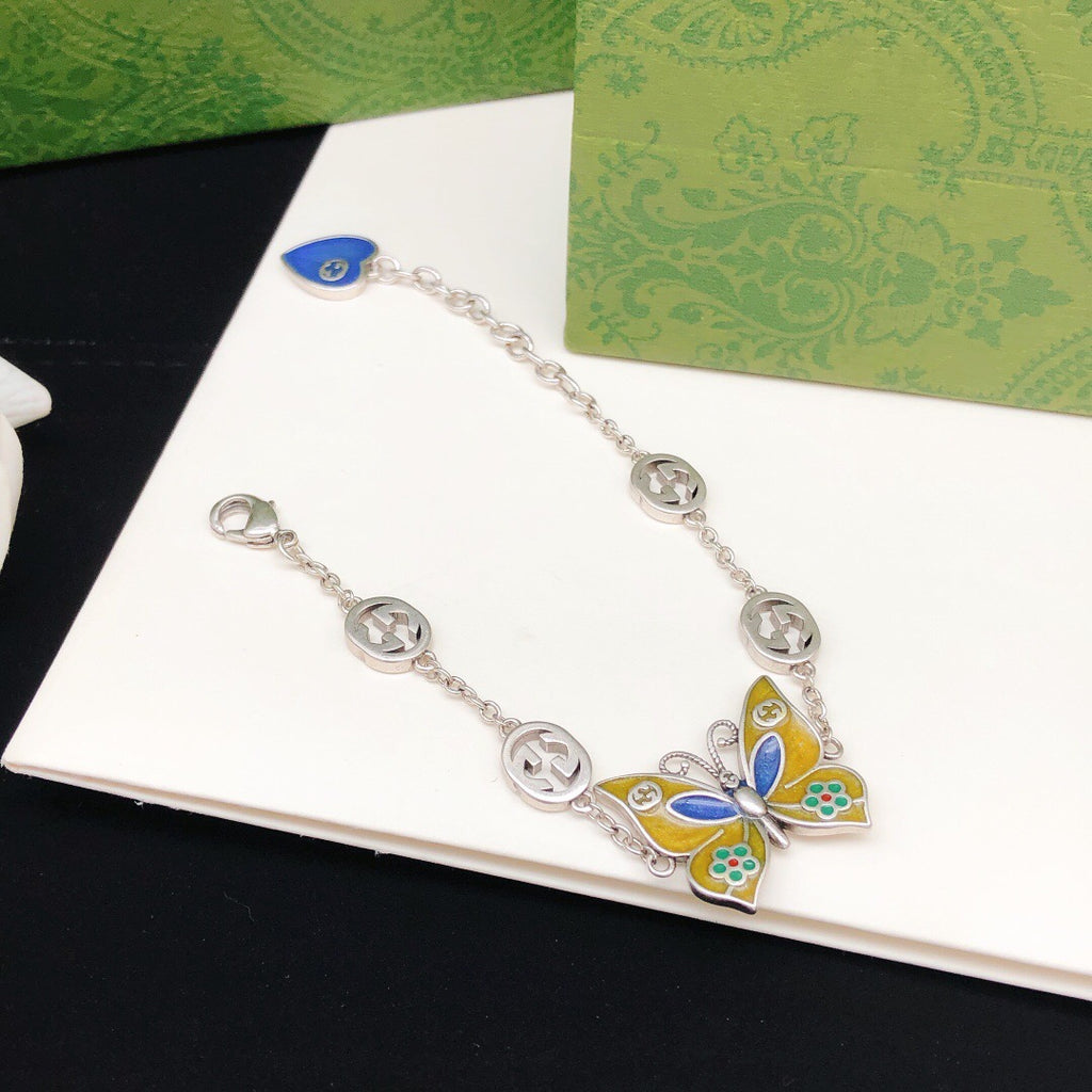 Geometric Emblem Bracelet in Polished Metal-Tone – Design 073 main product view