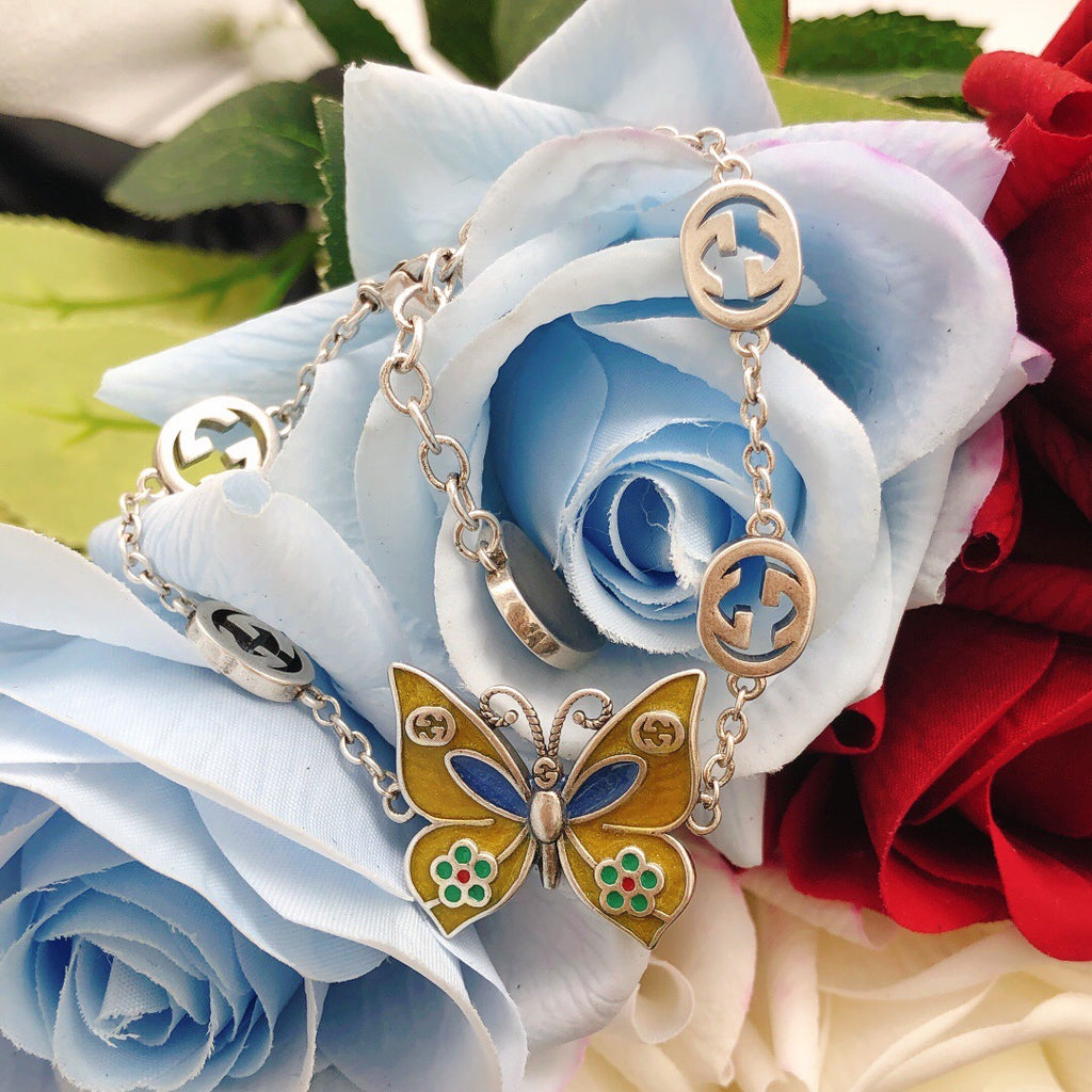 Geometric Emblem Bracelet in Polished Metal-Tone – Design 073 side detail