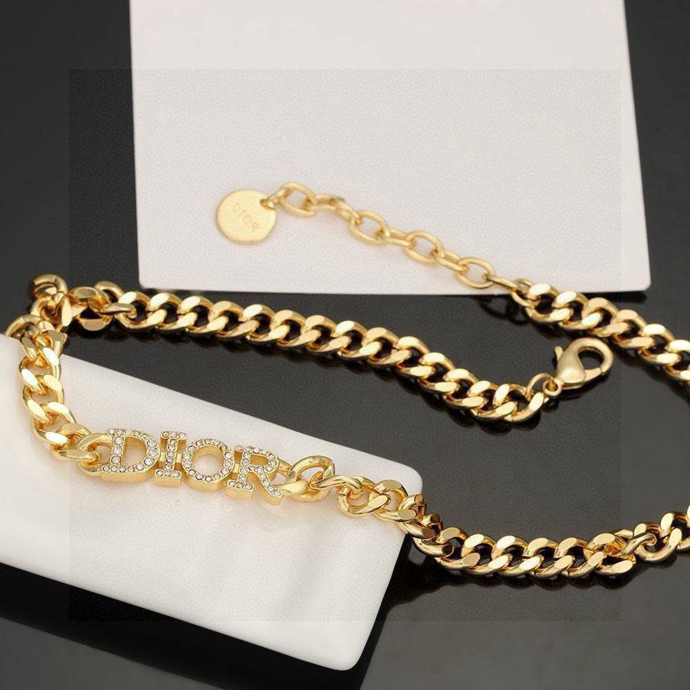 Graphic Letter Motif Pendant Necklace in Polished Metal-Tone with Vintage-Style Finish – Design 003 detail view