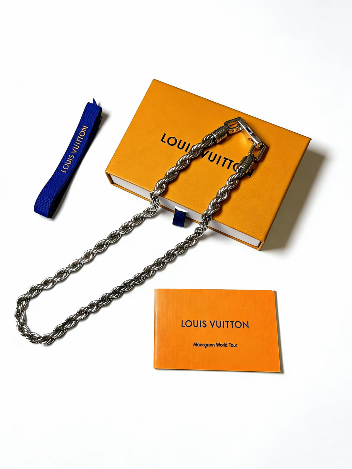 Chain Pendant Necklace in Silver-Tone – Design 034 styled product view
