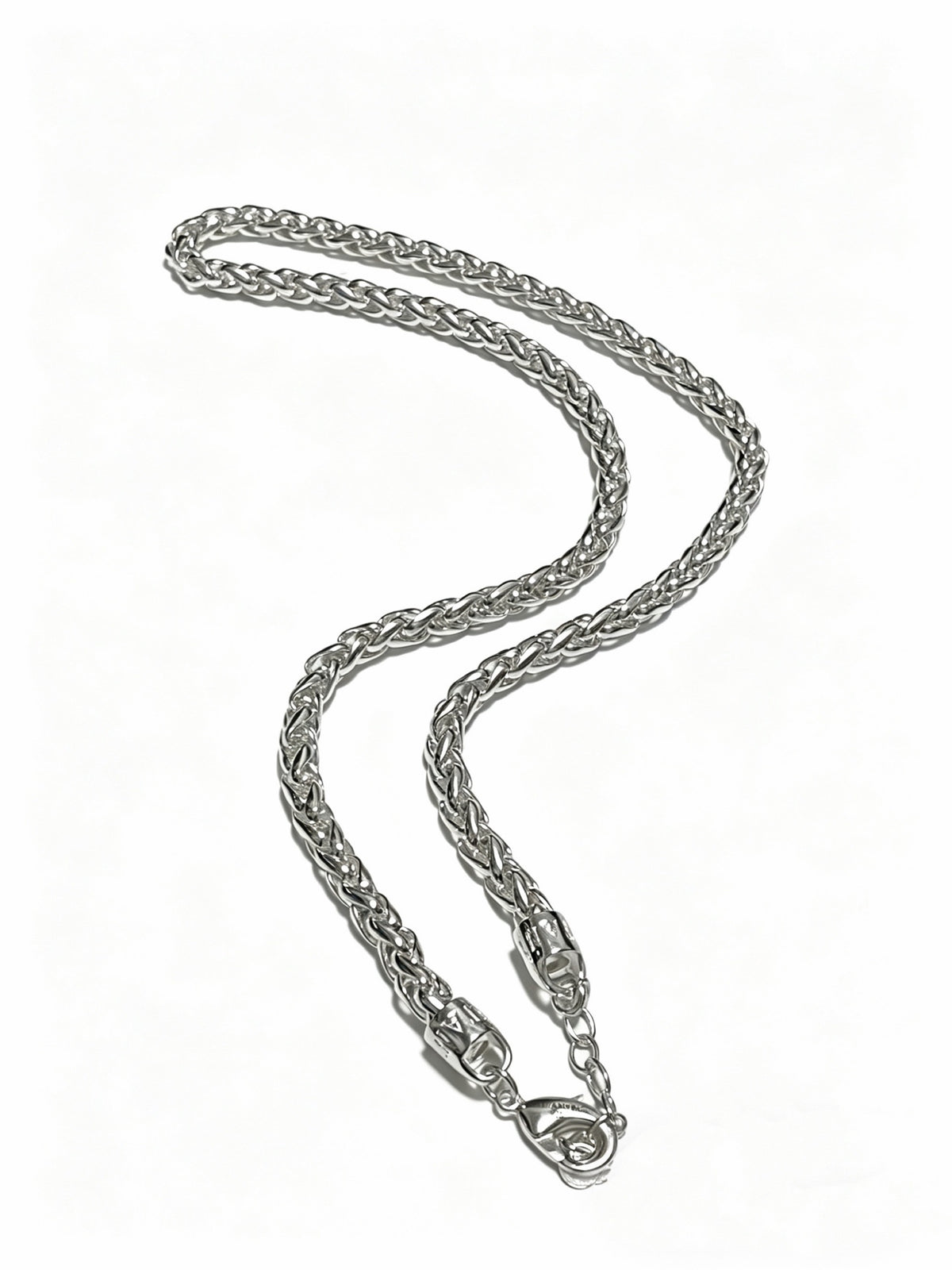 Signature Motif Pendant Necklace in Silver-Tone – Vintage Detail – Design 37 front product view