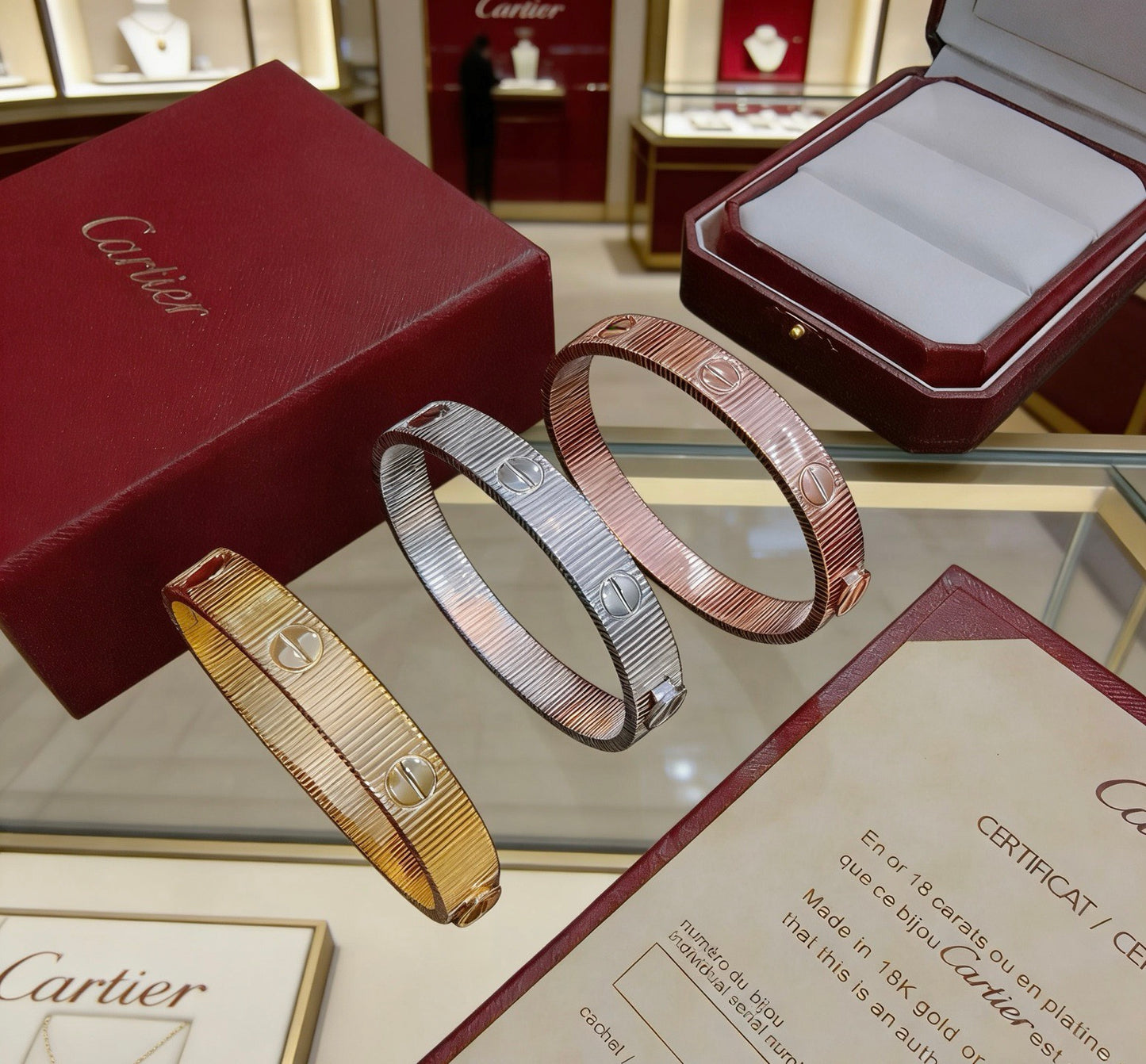 Sculptural Statement Bracelet in Gold-Tone – Design 179 front view