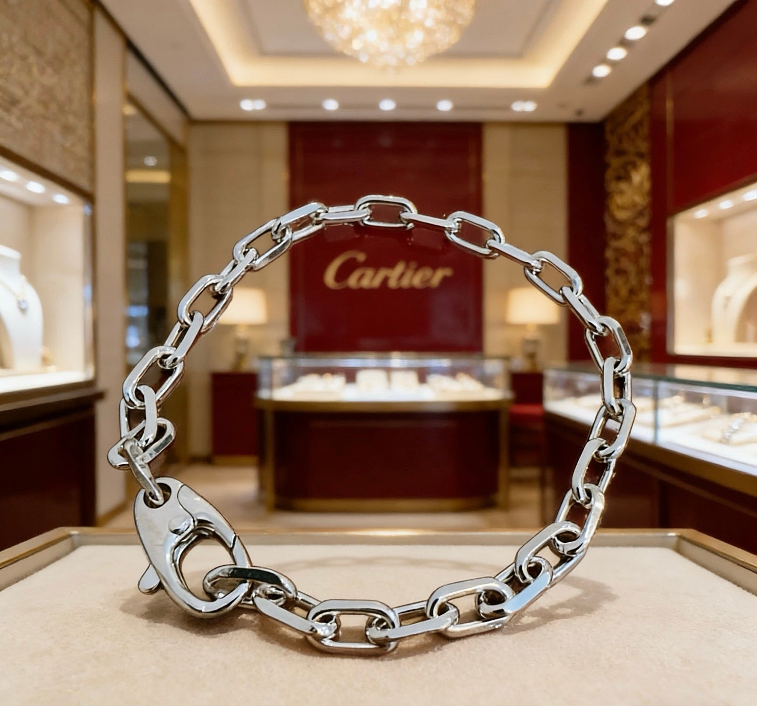 Sculptural Statement Bracelet in Gold-Tone – Design 172 main product view