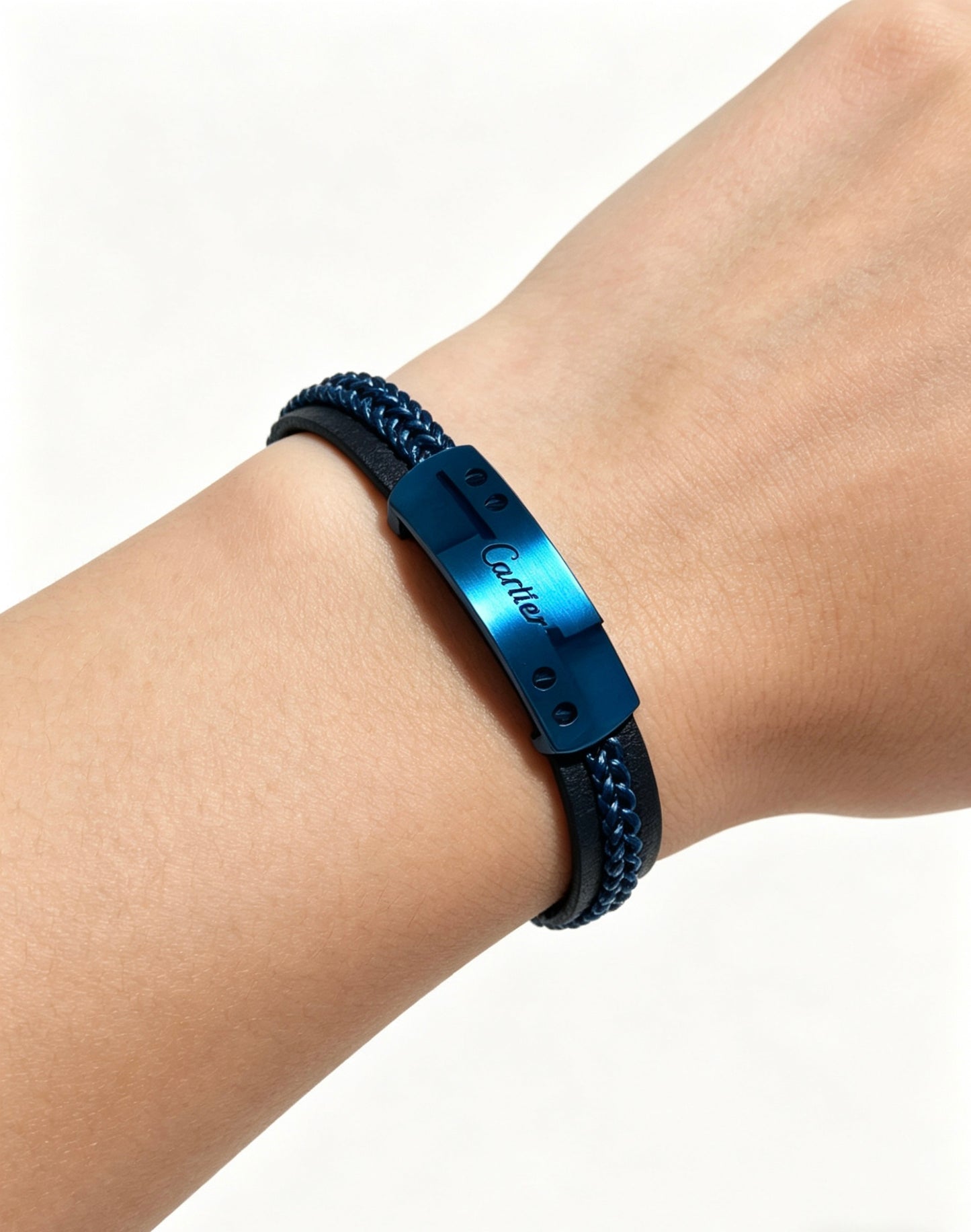 Sculptural Statement Bracelet in Gold-Tone – Design 169 front view