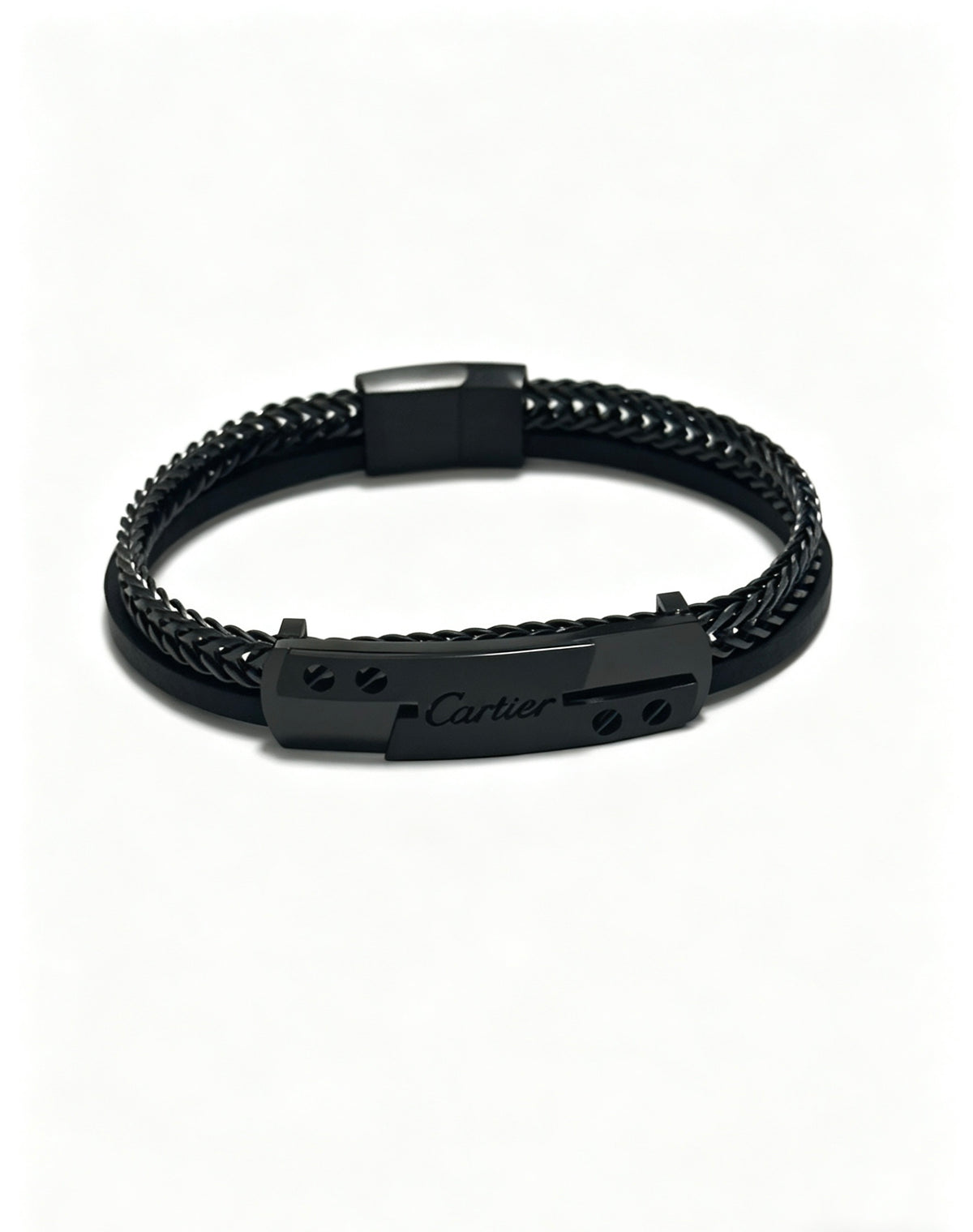 Sculptural Statement Bracelet in Gold-Tone – Design 201 main product view