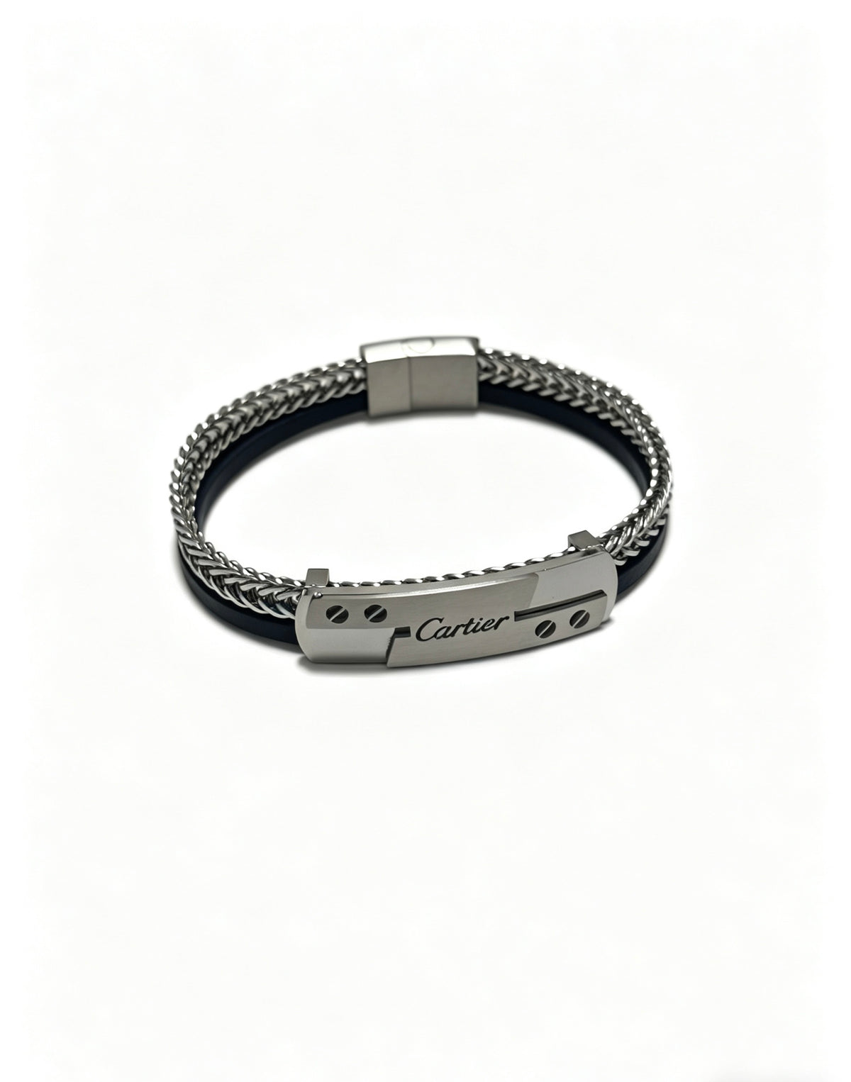 Sculptural Statement Bracelet in Gold-Tone – Design 200 main product view