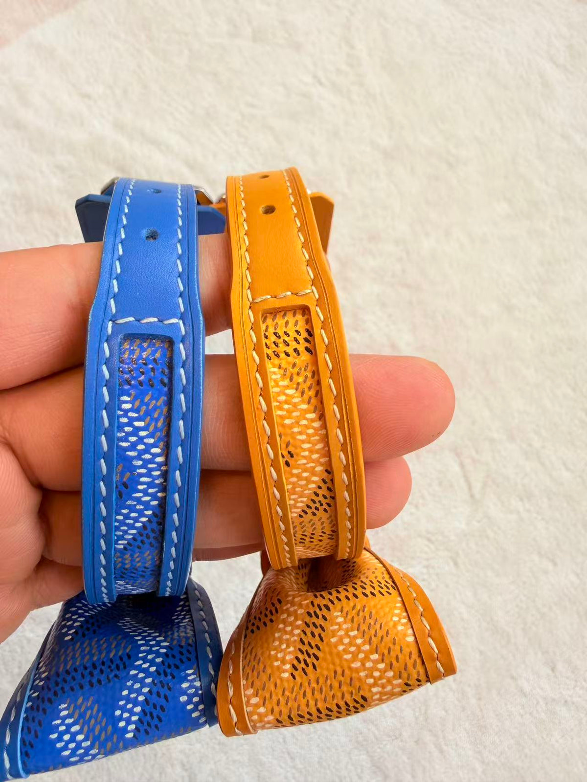 Bow Detail Leather Pet Collar – Design 01 fit detail