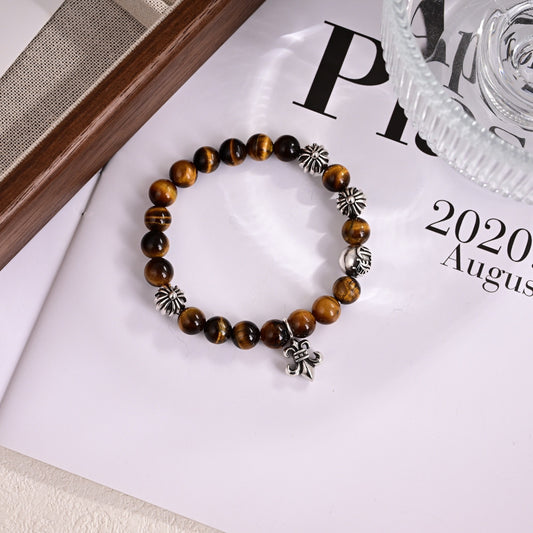 Cross Statement Bracelet in Metal-Tone – Design 18 main product view