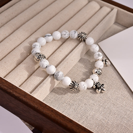 Cross Statement Bracelet in Metal-Tone – Design 17 main product view