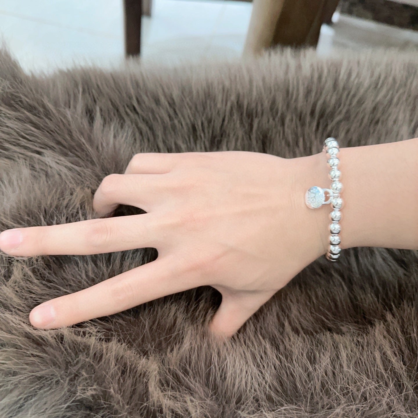 Signature Motif Bracelet in Silver-Tone – Vintage Detail – Design 89 main product view