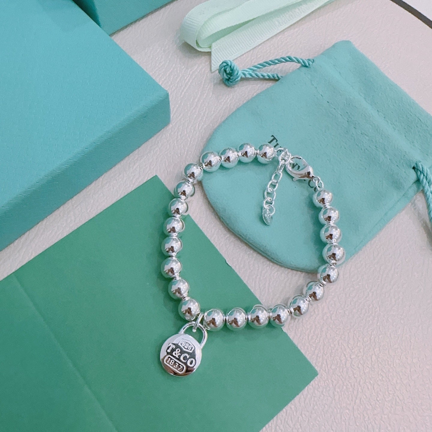 Signature Motif Bracelet in Silver-Tone – Vintage Detail – Design 89 front product view