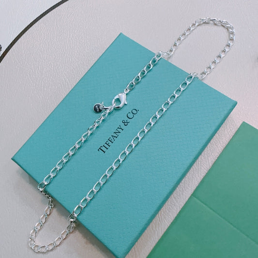 Signature Motif Pendant Necklace in Silver-Tone – Vintage Detail – Design 47 main product view