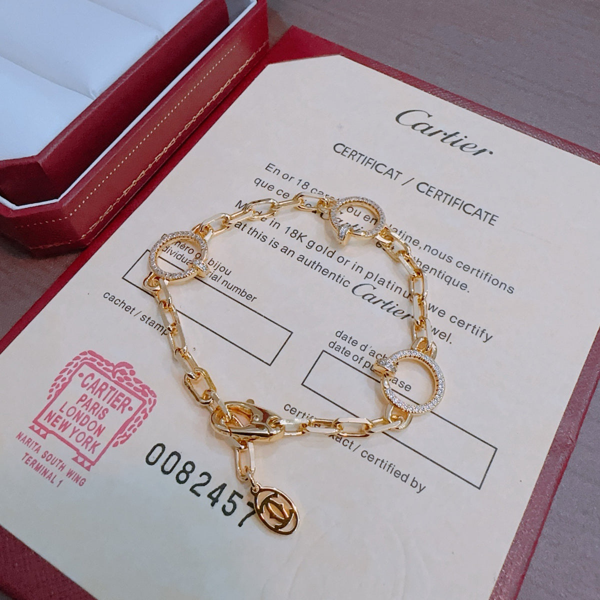 Sculptural Statement Bracelet in Gold-Tone – Design 198 main product view