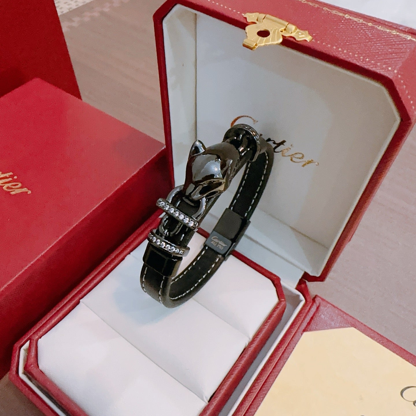 Sculptural Statement Bracelet in Gold-Tone – Design 197 main product view