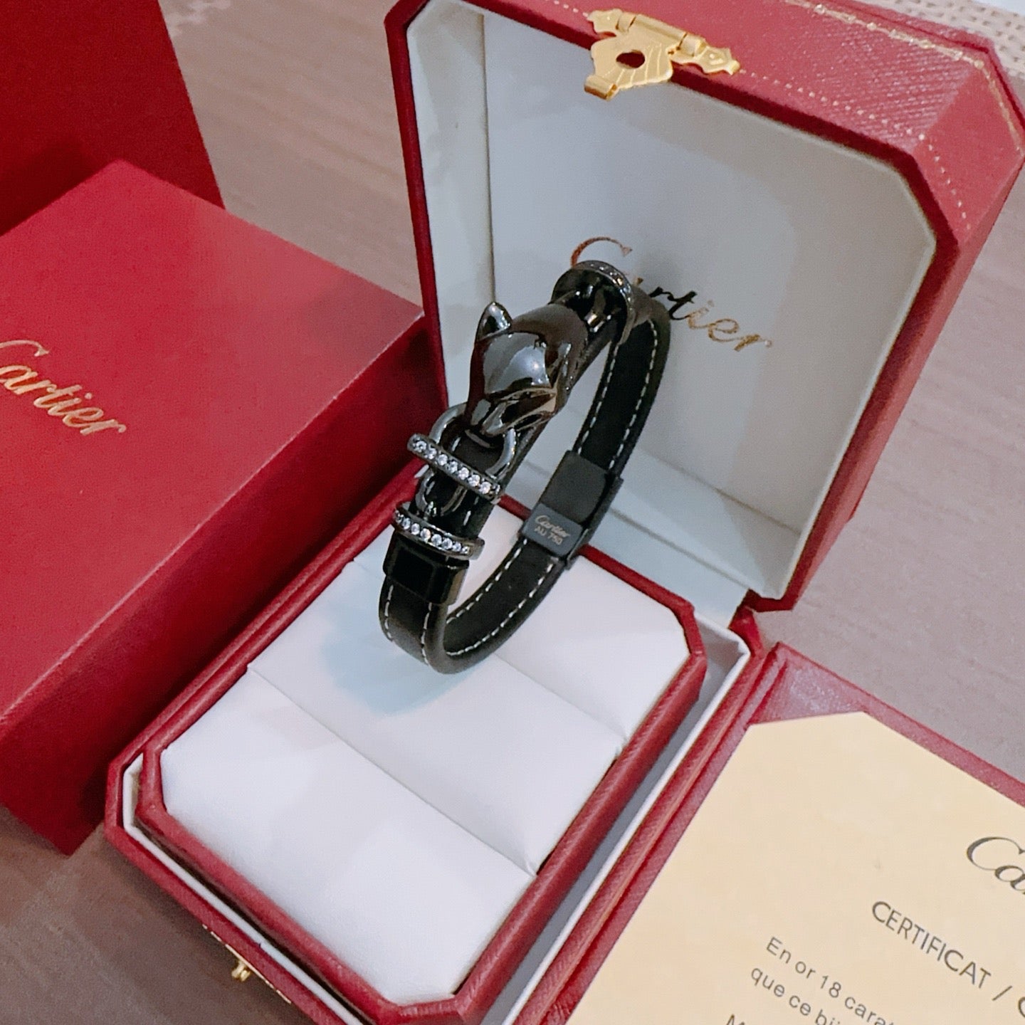 Sculptural Statement Bracelet in Gold-Tone – Design 197 front view