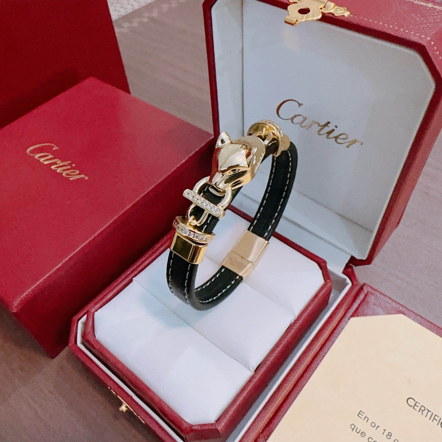 Sculptural Statement Bracelet in Gold-Tone – Design 196 front view
