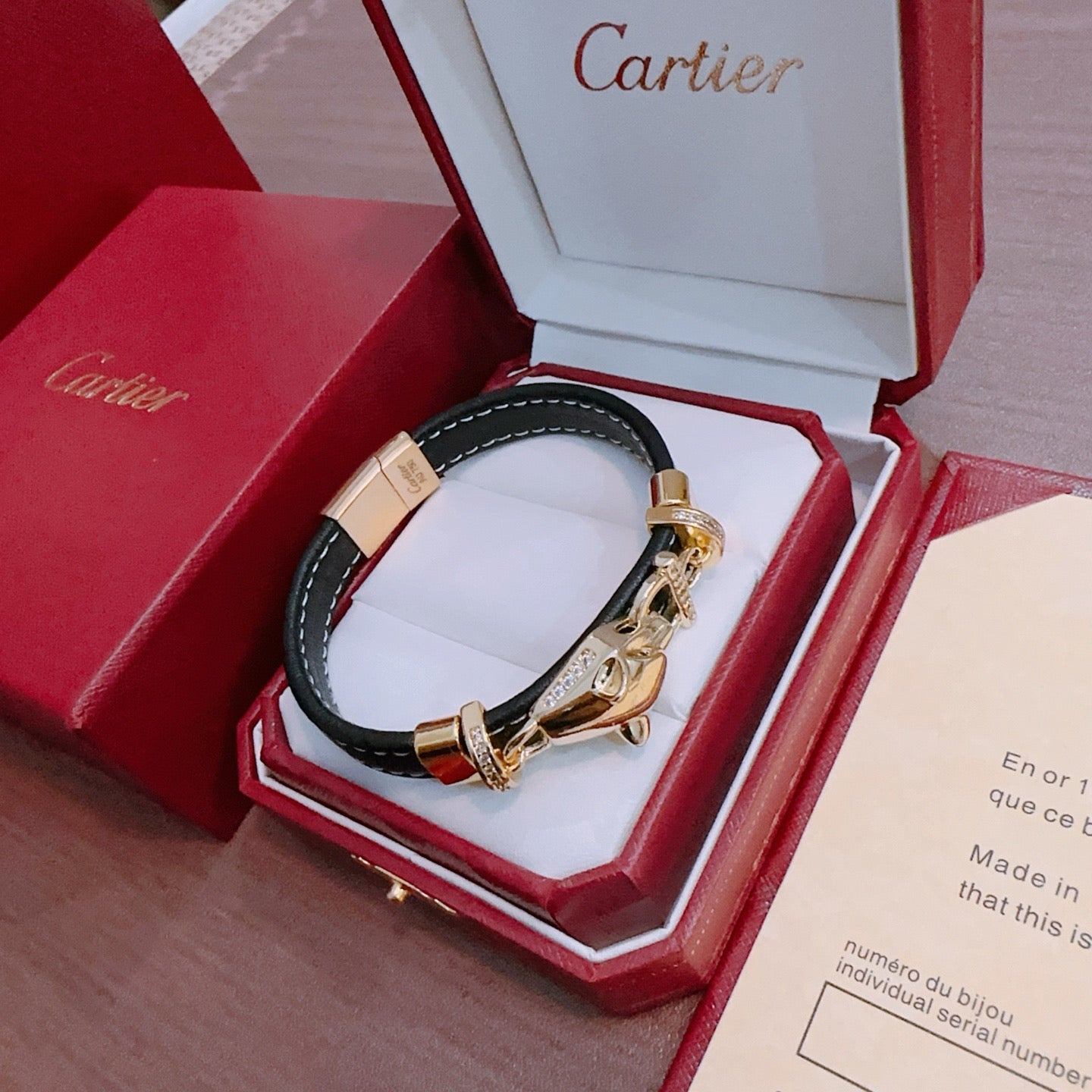 Sculptural Statement Bracelet in Gold-Tone – Design 196 front view