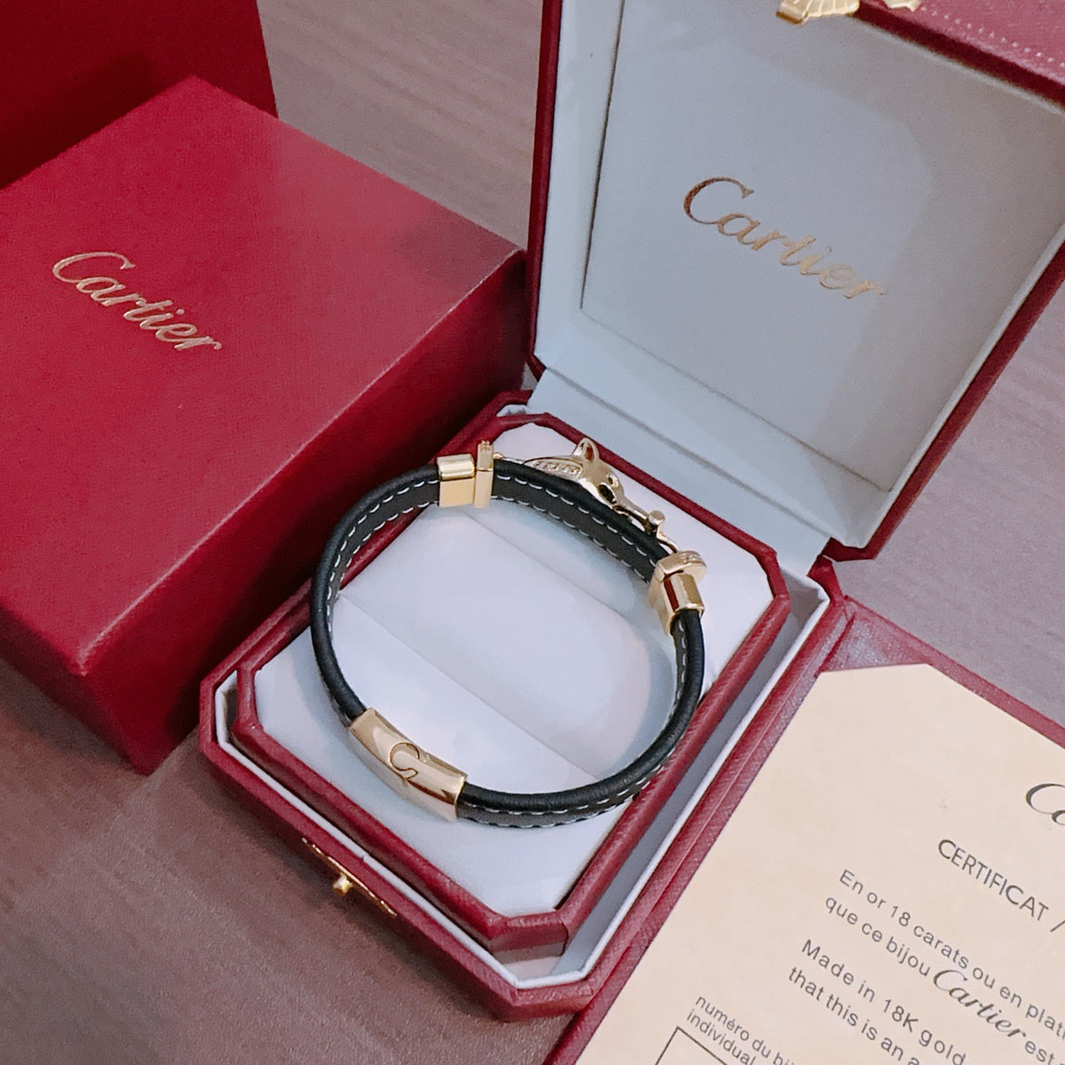 Sculptural Statement Bracelet in Gold-Tone – Design 196 side detail