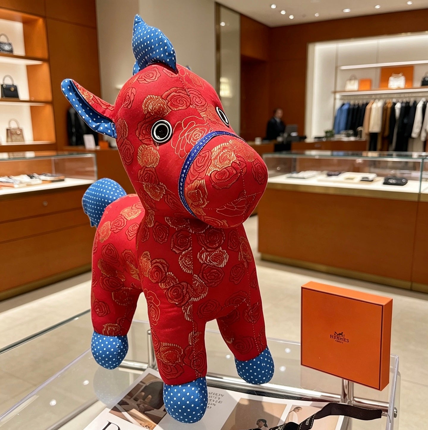 Horse Plush Figure – Design 002 detail view