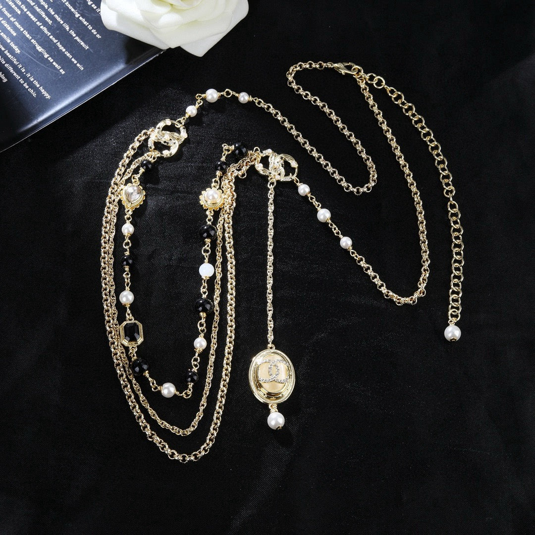 Signature Emblem Jewelry Accessory in Polished Metal-Tone – Design 078 main product view
