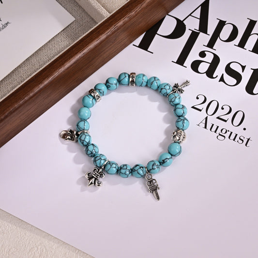 Cross Statement Bracelet in Metal-Tone – Design 20 main product view