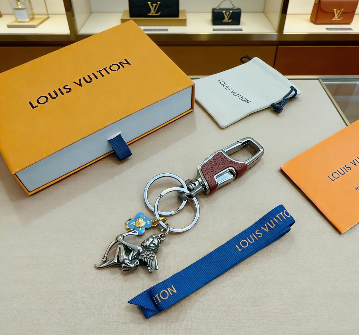 Bag Motif Keychain – Bag Detail – Design 120 main product view