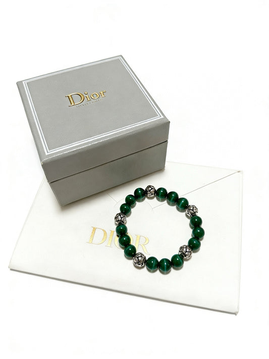 Star Motif Statement Bracelet in Silver-Tone with Vintage-Style Finish – Design 020 main product view