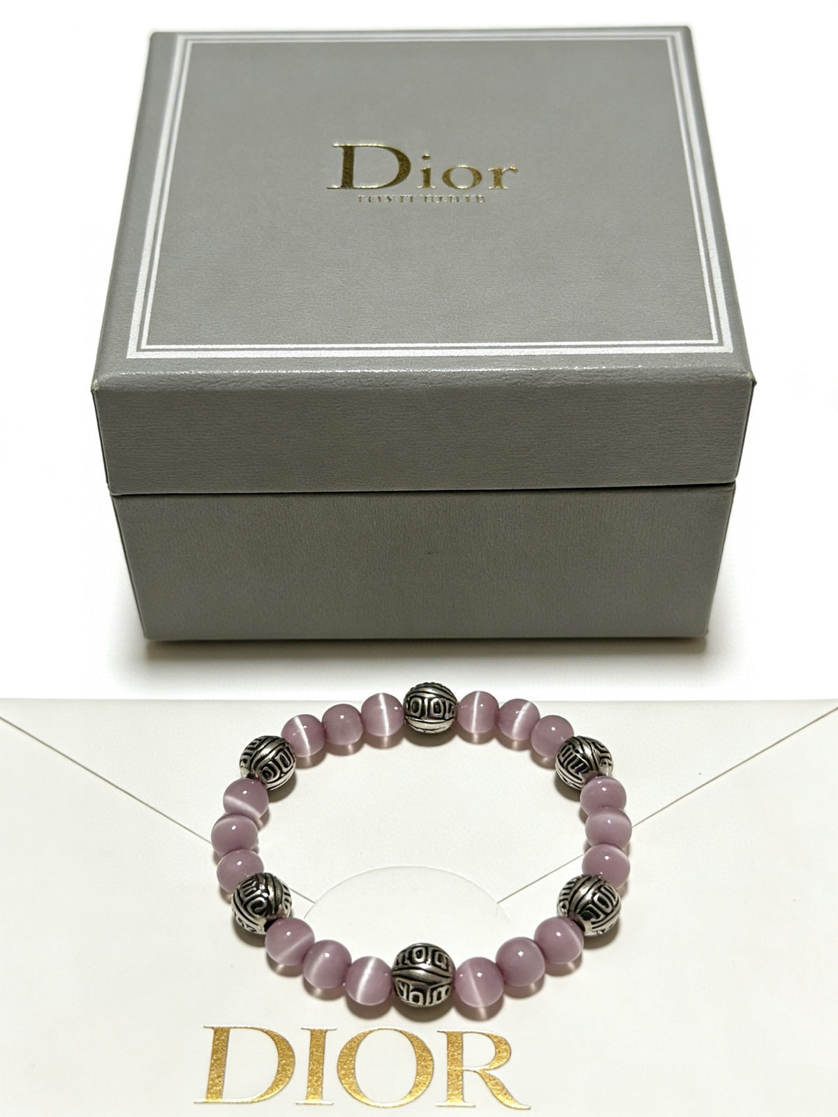 Star Motif Statement Bracelet in Silver-Tone with Vintage-Style Finish – Design 019 front view