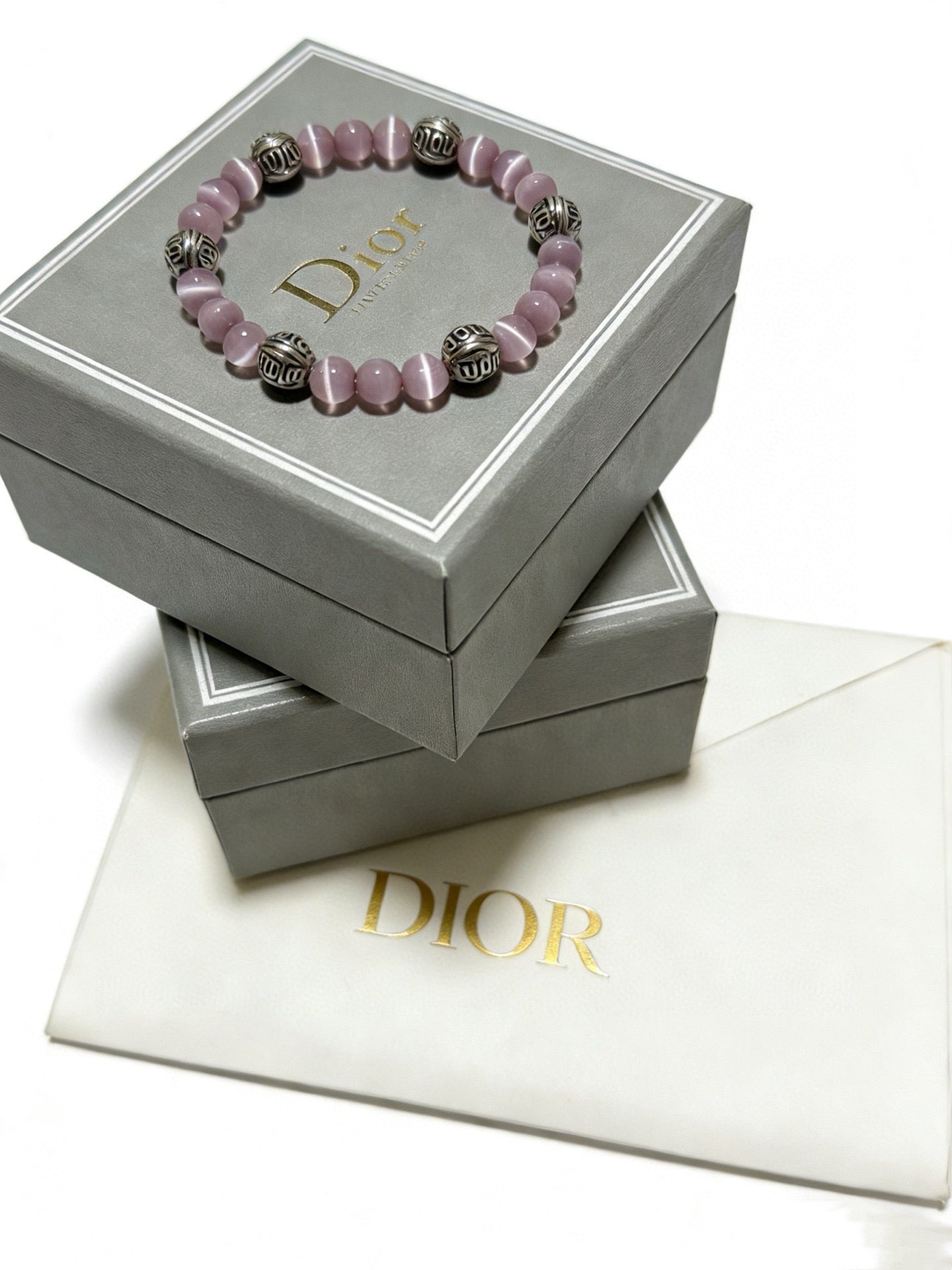 Star Motif Statement Bracelet in Silver-Tone with Vintage-Style Finish – Design 019 styled view