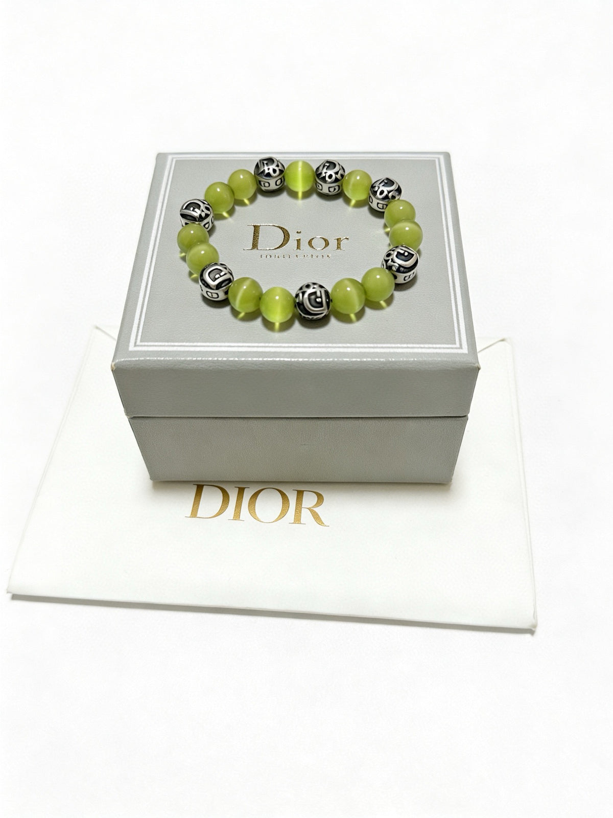 Star Motif Statement Bracelet in Silver-Tone with Vintage-Style Finish – Design 016 styled view